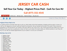 Tablet Screenshot of jerseycarcash.com